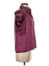 FRAME 100% Silk Burgundy Short Sleeve Silk Top Size XS - photo 4