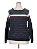 Woolrich Print Teal Wool Pullover Sweater Size XL - photo 1