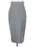 Bebe Chevron-herringbone Gray Casual Skirt Size 00 - photo 1