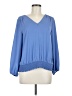 Ann Taylor Blue 3/4 Sleeve Blouse Size S - photo 1