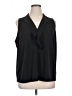 Nic + Zoe Black Sleeveless Blouse Size 1X - photo 1