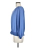 Ann Taylor Blue 3/4 Sleeve Blouse Size S - photo 5