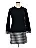 Unbranded 100% Polyester Houndstooth Black Casual Dress Size XL - photo 1