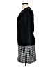 Unbranded 100% Polyester Houndstooth Black Casual Dress Size XL - photo 5