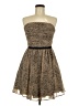 Guess 100% Polyester Animal Print Brown Cocktail Dress Size M - photo 1