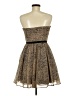 Guess 100% Polyester Animal Print Brown Cocktail Dress Size M - photo 2