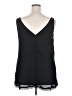 Torrid 100% Polyester Black Sleeveless Blouse Size 2X Plus (2) - photo 2