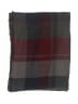 Assorted Brands 100% Acrylic Plaid Burgundy Gray Scarf One size - photo 2