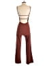 Assorted Brands Solid Brown Jumpsuit Size S - photo 2