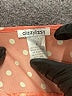 Dizzy Lizzy 100% Polyester Polka Dots Orange 3/4 Sleeve Blouse Size S - photo 7