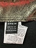Shein 100% Polyester Metallic Silver Gold Faux Leather Skirt Size L - photo 4
