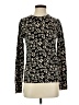 Equipment Animal Print Black Pullover Sweater Size XS - photo 1