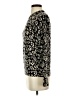 Equipment Animal Print Black Pullover Sweater Size XS - photo 5