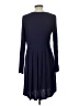 Unbranded Solid Blue Casual Dress Size L - photo 2
