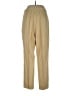 Laura Ashley Solid Tan Silk Pants Size 12 - photo 2