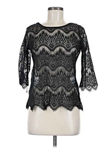 Eyeshadow 3/4 Sleeve Top (view 1)
