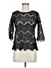 Eyeshadow Black 3/4 Sleeve Top Size M - photo 1