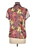 Worthington Floral Pink Short Sleeve Blouse Size M - photo 2