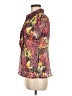 Worthington Floral Pink Short Sleeve Blouse Size M - photo 5