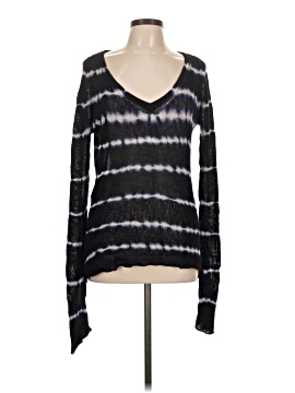 Parker Blue Cashmere Pullover Sweater
