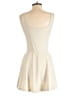 Shein Solid Ivory Casual Dress Size 4 - photo 2