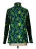 Lands' End 100% Polyester Tropical Green Cardigan Size L - photo 1