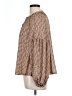 Mine 100% Polyester Brown Long Sleeve Blouse Size L - photo 5