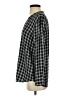 Soft Joie 100% Rayon Checkered-gingham Black Gray Long Sleeve Blouse Size XS - photo 5