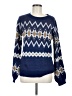 Savanna Jane 100% Acrylic Chevron-herringbone Blue Pullover Sweater Size M - photo 1
