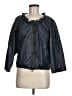 Theory 100% Leather Blue Leather Jacket Size M - photo 1
