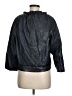 Theory 100% Leather Blue Leather Jacket Size M - photo 2