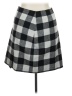 Chadwicks Checkered-gingham Gray Wool Skirt Size 16 - photo 2