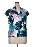 Worthington Tropical Blue Sleeveless T-Shirt Size XL - photo 1