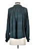 Azalea 100% Polyester Teal Long Sleeve Blouse Size XS - photo 2