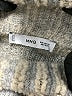 MNG Argyle Gray Turtleneck Sweater Size XS - photo 7