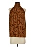 Joie 100% Polyester Animal Print Brown Sleeveless Blouse Size XS - photo 1