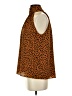 Joie 100% Polyester Animal Print Brown Sleeveless Blouse Size XS - photo 5