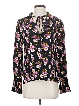 Zadig & Voltaire Long Sleeve Silk Top (view 1)