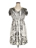Apt. 9 Graphic Silver Casual Dress Size XL (petite) - photo 1