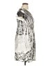 Apt. 9 Graphic Silver Casual Dress Size XL (petite) - photo 4