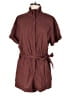 Fabletics Houndstooth Burgundy Romper Size M - photo 1