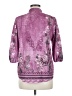 Unbranded Purple 3/4 Sleeve Blouse Size S - photo 2