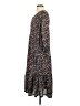 Max Studio Paisley Brown Casual Dress Size S - photo 5