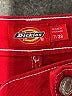 Dickies 100% Cotton Red Jeans Size 7 - photo 4
