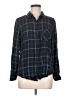 Forever 21 Plaid Green Long Sleeve Button-Down Shirt Size M - photo 1