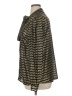 MICHAEL Michael Kors 100% Polyester Chevron-herringbone Green Long Sleeve Blouse Size XL - photo 5