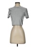 Assorted Brands Silver Short Sleeve Turtleneck Size S - photo 1