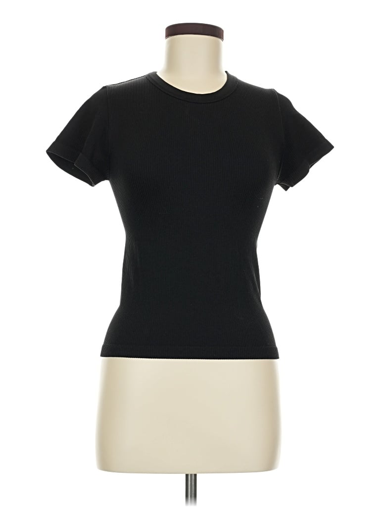 Pre-owned Sunday Best Short Sleeve Turtleneck In Black