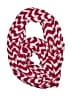 Charming Charlie 100% Rayon Chevron-herringbone Red Scarf One size - photo 1