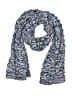 Unbranded Aztec Or Tribal Print Marled Blue Scarf One size - photo 1